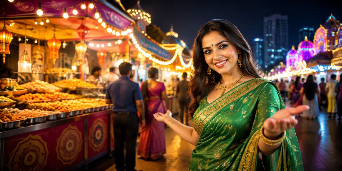 Indian woman enjoying secure online gaming with hud4 platform