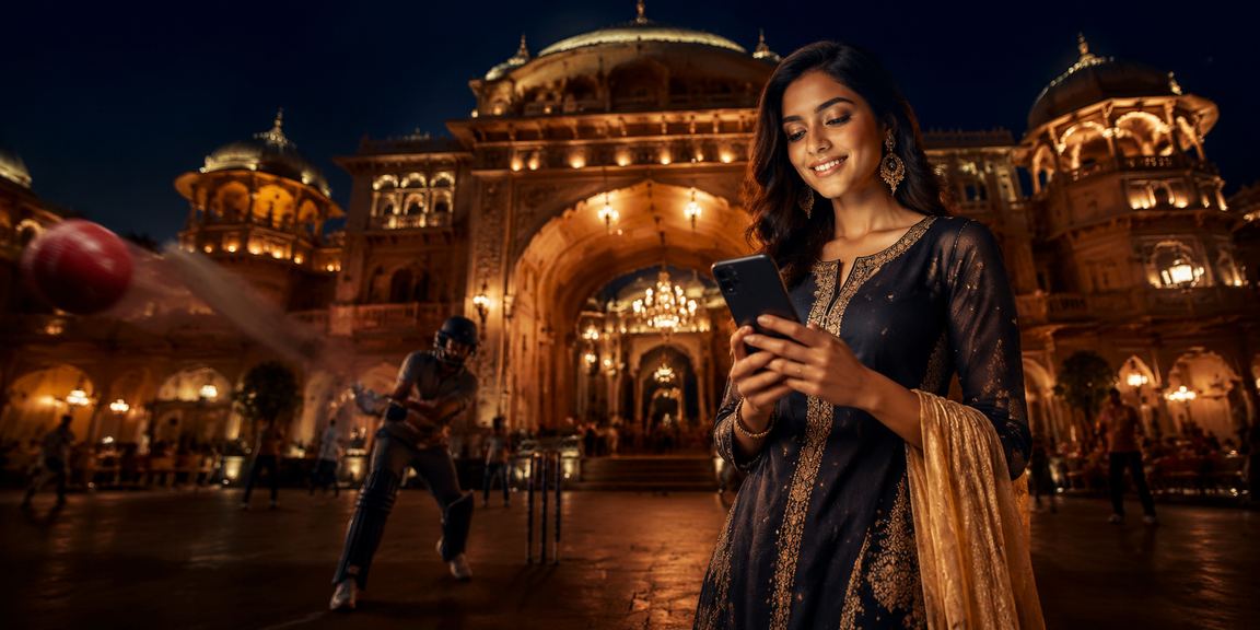 Player enjoying secure cricket betting on hud4