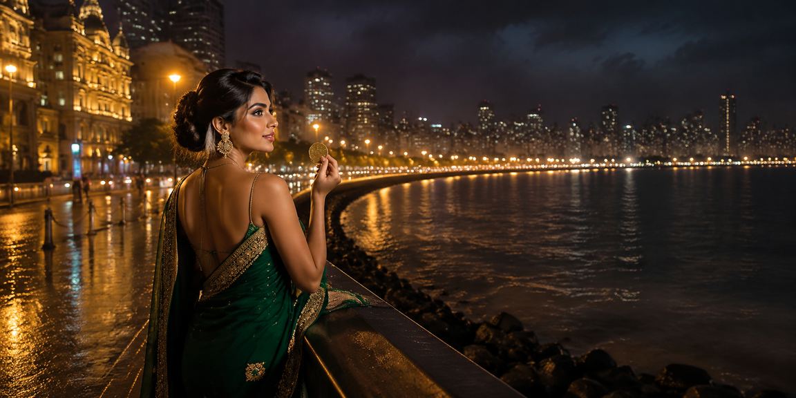 Mumbai Marine Drive evening scene symbolizing balance and leisure